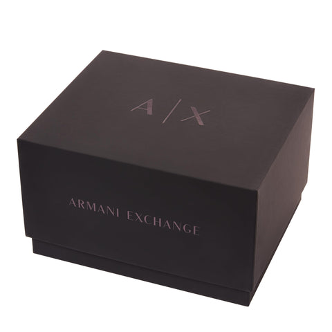 A｜X ARMANI EXCHANGE Men's Black Stainless Steel Watch & Bracelet Gift Set (Model: AX7102) A｜X ARMANI EXCHANGE
