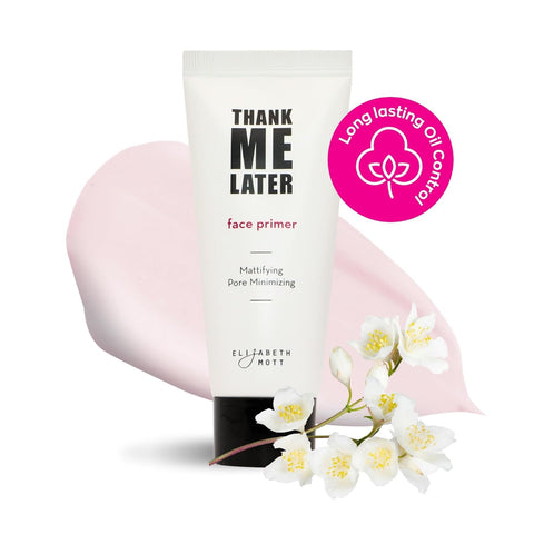 Elizabeth Mott Thank Me Later Primer & Setting Spray Duo – Oil-Control Face Primer for Smooth, Matte Finish & Hydrating Setting Spray with Niacinamide for Dewy, Long-Lasting Makeup – 30g + 95ml Elizabeth Mott