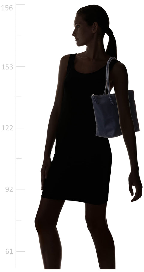 Lacoste Women's L.12.12 Small Tote Bag Shoulder Handbag, Eclipse, One Size Lacoste