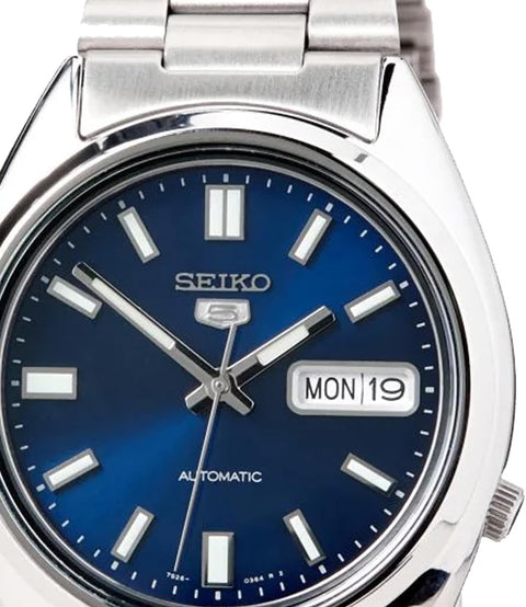 SEIKO 5 Automatic Blue Dial Stainless Steel Men's Watch SNXS77