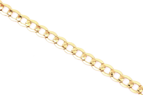 Elegano Gold Bracelets for Women -14kt Yellow Gold 8.5 inch - Link Bracelet Elegano