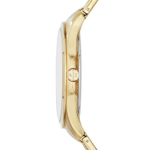 A｜X ARMANI EXCHANGE Men's Stainless Steel Watch, Color: Gold (Model: AX2145) A｜X ARMANI EXCHANGE