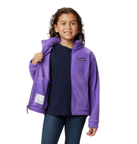 Columbia Baby Girls Benton Springs Fleece Jacket, Grape Gum, Small
