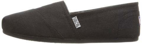 Skechers Women's Bobs Plush-Peace & Love Ballet Flat, Black, 8.5