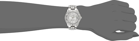 GUESS Silver-Tone Bracelet Watch with Date Feature. Color: Silver-Tone (Model: G75511M) GUESS