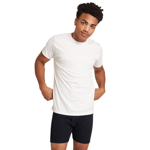 Gildan Men's Crew T-Shirts, Multipack, Style G1100, White (6-Pack), Large Gildan
