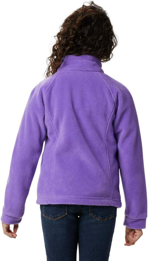 Columbia Baby Girls Benton Springs Fleece Jacket, Grape Gum, Small
