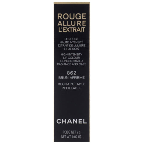 Chanel Rouge Allure Lextrait Lipstick - 862 Brun Affirme for Women - 0.07 oz Lipstick (Refillable) CHANEL