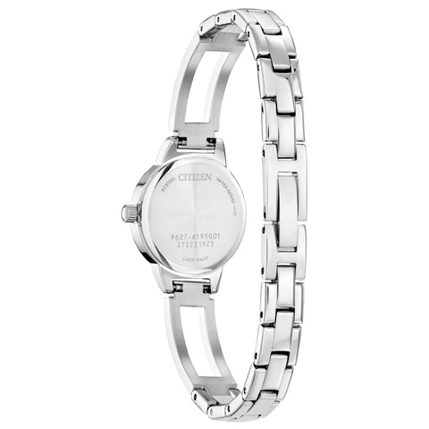 Citizen Quartz Women's Watch, White Dial, Stainless Steel, Classic, Silver-Tone Citizen