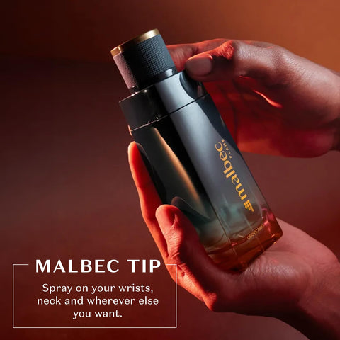 Malbec Flame Eau De Toilette by O Boticário, Cologne For Men, French Oak Barrel-Aged Red Wine & Woody Nerello Grape Scent, 3.4 Ounce Malbec