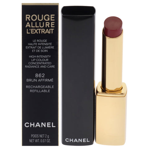 Chanel Rouge Allure Lextrait Lipstick - 862 Brun Affirme for Women - 0.07 oz Lipstick (Refillable) CHANEL