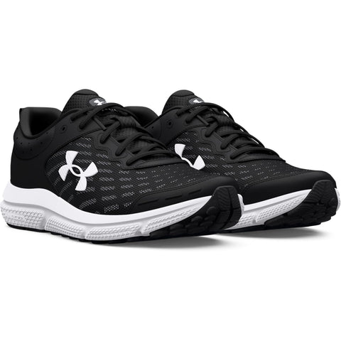 Under Armour Men's Charged Assert 10, (001) Black/Black/White, 11, US