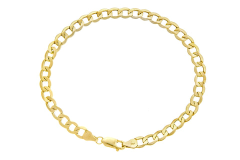 Elegano Gold Bracelets for Women -14kt Yellow Gold 8.5 inch - Link Bracelet Elegano