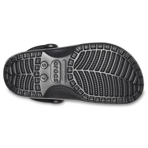Crocs unisex adult Men's and Women's Classic (Neutral Colors) Clog, Black, 8 Women 6 Men US