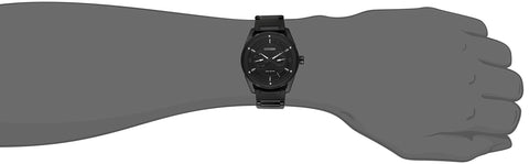 Citizen Men's Eco-Drive Weekender Watch in Black IP Stainless Steel, Black Dial (Model: BU4025-59E) Citizen