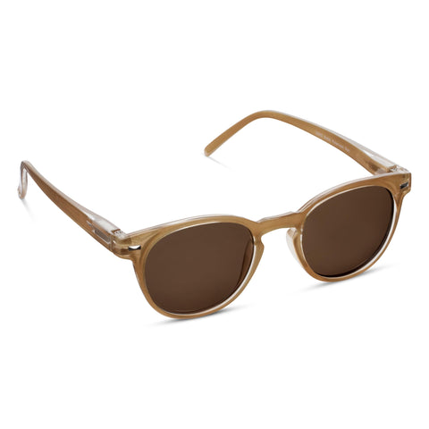 Peepers by PeeperSpecs Women's Boho Reading Sunglasses Round, Amber, 47 + 2.5 Peepers by PeeperSpecs