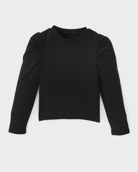 Yhnslsf Clothes for Girls 13-14Years, Fall Outfits 2 Piece Skirt Set Black Long Sleeve Ruffle Sleeve Top Dark Apricot Irregular Pleated Plaid Skirt Set Winter Preppy Clothing for Teen Girl