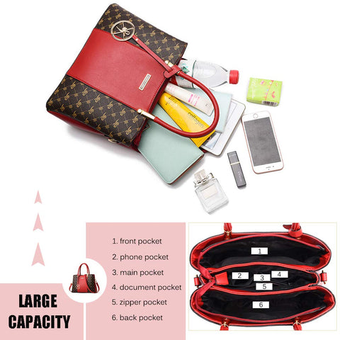 KURGOOL Women Purses and Handbags Top Handle Satchel Shoulder Bags Messenger Tote Bag for Ladie KURGOOL