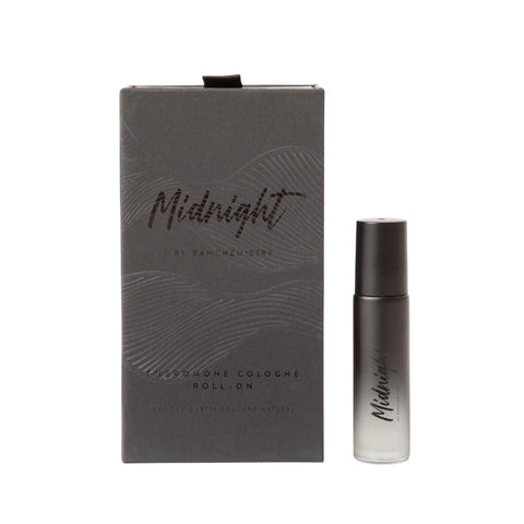 RawChemistry Midnight Pheromone Infused Cologne for Men Roll-On I Men's Cologne with Pheromones I Fragrances for Men RawChemistry