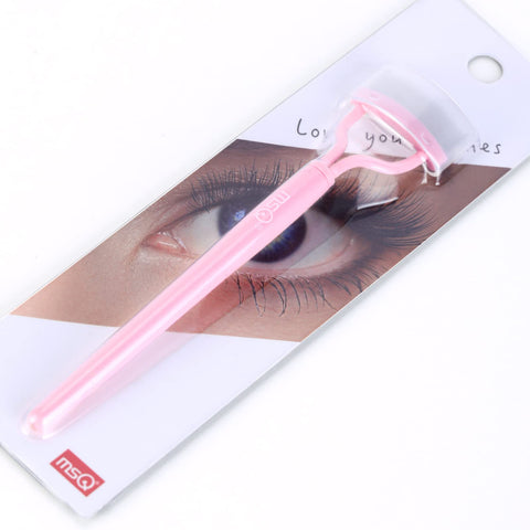 Eyelash Comb Separator MSQ Eyelash Mascara Brush and Comb Lash Separator With Comb Cover Arc Designed Cosmetic Brushes Tool Pink (1PCS) MSQ