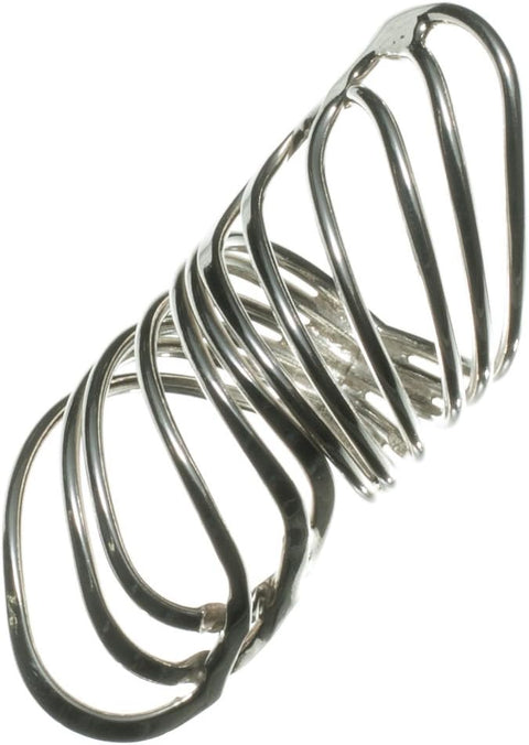 925 Sterling Silver Adjustable Ring Elegant Gift Handmade Anillo Ajustable de Plata Angelitos de Mexico