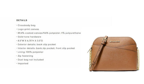 Michael Kors Crossbody, Brown Michael Kors