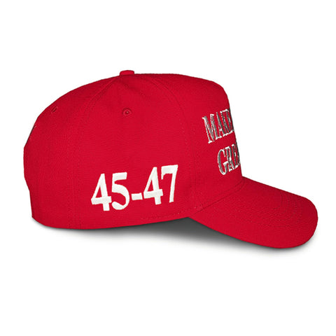 Trump 45-47 MAGA Hat - Red
