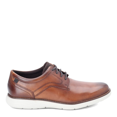 Rockport mens Garett Plain Toe Oxford, Cognac, 7.5 US