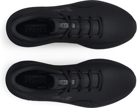 Under Armour Men's Charged Surge 4, (002) Black/Black/Black, 9.5, US