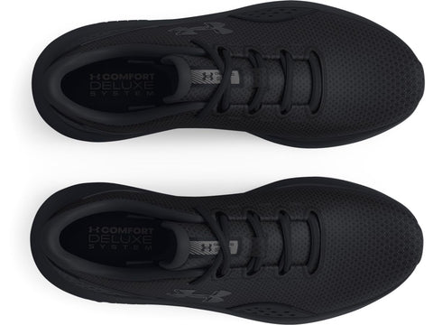 Under Armour Men's Charged Surge 4, (002) Black/Black/Black, 9.5, US