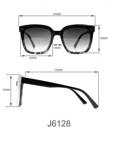 Jessica Simpson Womens J6128 Retro Square Sunglasses With Uv400 Protection. Glam Gifts For Her, 62 Mm, Tortoise, 62 Mm US Jessica Simpson