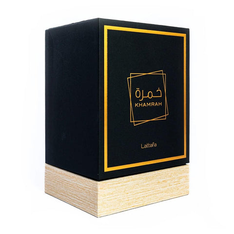Lattafa Fakhar Gold Extrait Eau de Perfume Spray, 3.4 Ounce and Khamrah Eau de Parfum Spray, 3.4 Ounce Fragrance Bundle for Women and Men Lattafa