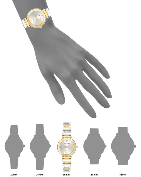 Anne Klein Women's Genuine Diamond Dial Bracelet Watch