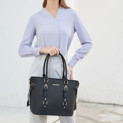 Montana West Purses and Handbags for Women Tote Purse and Wallet Set Shoulder Satchel Bag for Women 3pcs MWC3-C032WBK Montana West