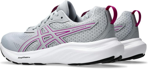 ASICS Women's Gel-Contend 9 Running Shoe, 9, Piedmont Grey/Purple Spectrum