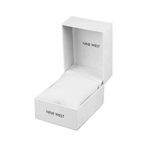 Nine West Women's Crystal Accented Bracelet Watch