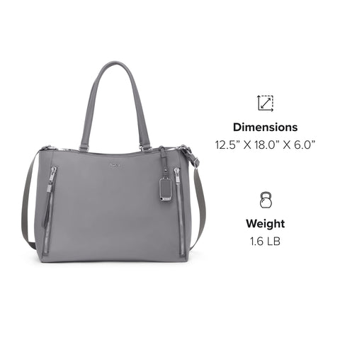 TUMI - Voyageur Valetta Large Tote - Fog TUMI