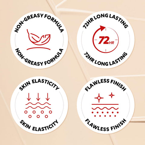 TIRTIR Mask Fit Red Cushion Foundation | Full coverage, Weightless, Skin fit, Satin Glow Finish, Korean Makeup BB Foundation, beauty, Tattoo cover up, Buildable (#21C Cool Ivory, 0.63 Fl Oz)