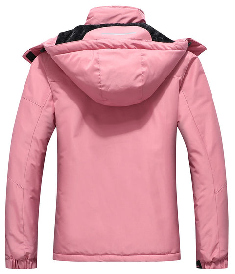 SUOKENI Women's Waterproof Warm Winter Snow Coat Hooded Raincoat Ski Snowboarding Jacket SUOKENI