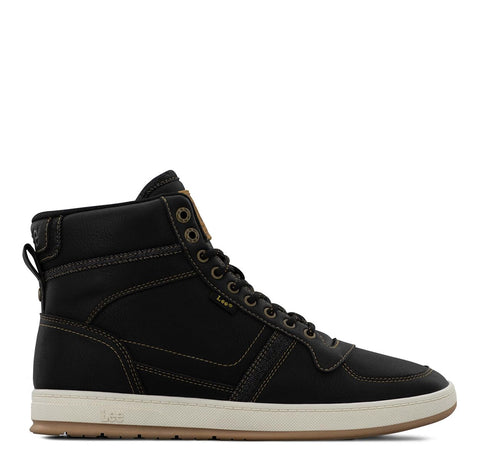 Lee Men's Dayton Sneaker, Black/Tobacco, 11.5
