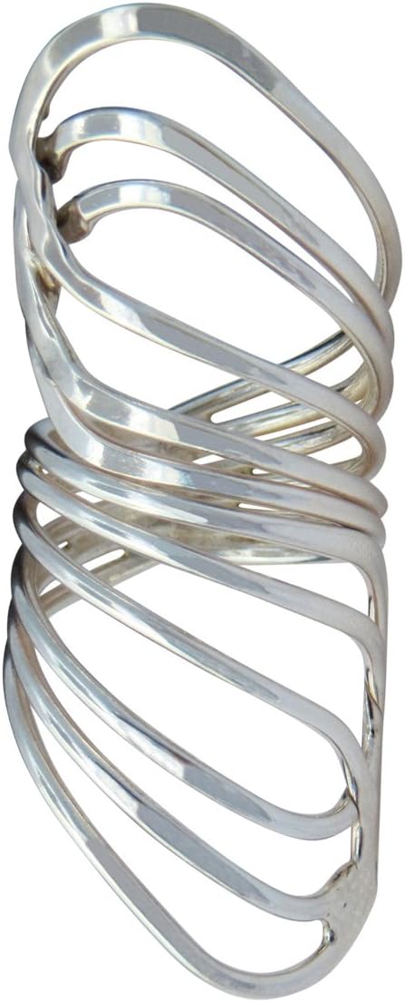 925 Sterling Silver Adjustable Ring Elegant Gift Handmade Anillo Ajustable de Plata Angelitos de Mexico