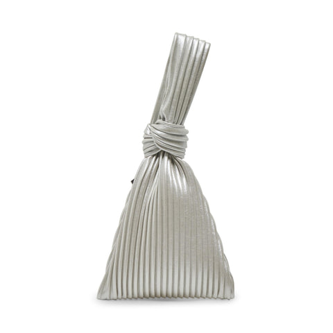 Dolce Vita Carey Metallic Pleated Clutch, Silver Dolce Vita