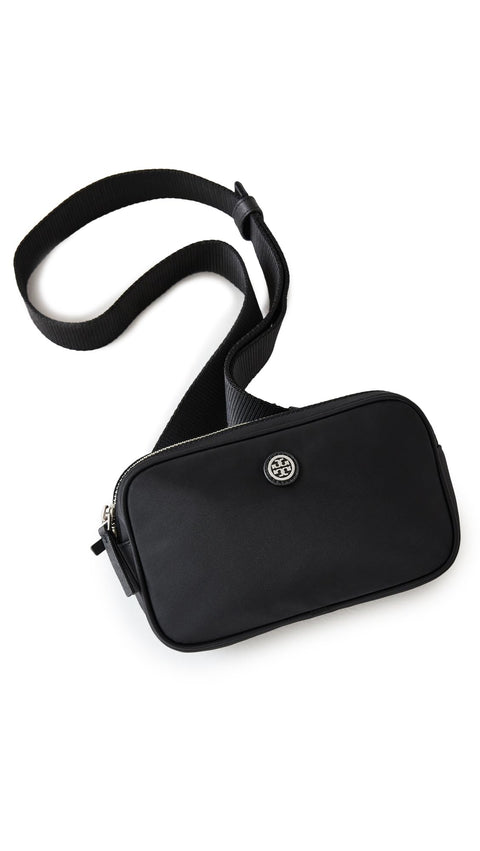 Tory Burch Women's Virginia Belt Bag, Black, One Size Tory Burch