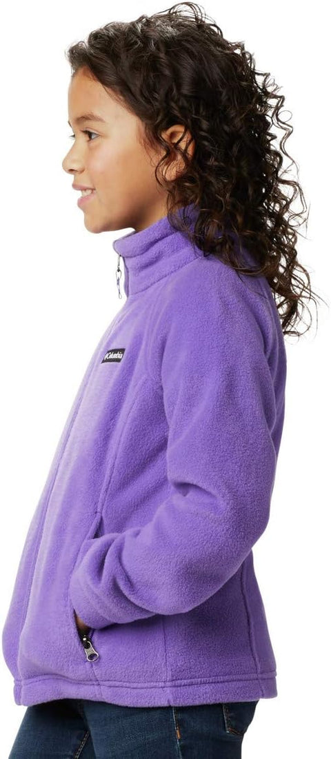Columbia Baby Girls Benton Springs Fleece Jacket, Grape Gum, Medium