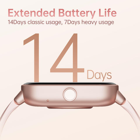 Smart Watch HD Large Display, Smart Watches for Women Men with Clear Bluetooth Calls, 24/7 Health Monitoring, Fitness Tracking, Waterproof Fitness Tracker Watch for Android iOS WNH