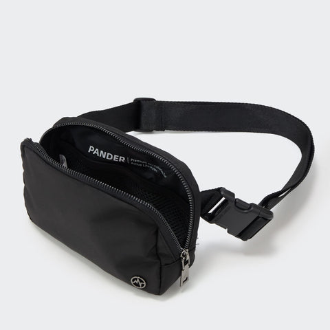 Pander Cross Body Fanny Pack for Women, Fashion Waist Packs, Crossbody Bags, Belt Bag with Adjustable Strap (Black)