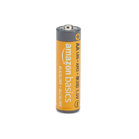 Amazon Basics 100-Pack AA Alkaline High-Performance Batteries, 1.5 Volt, 10-Year Shelf Life Amazon Basics