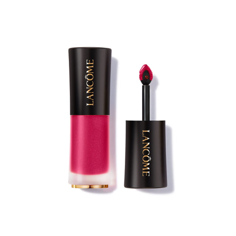 Lancôme L'Absolu Rouge Drama Ink Semi-Matte Liquid Lipstick - Highly Pigmented - All Day Wear - 502 Fiery Pink Lancôme
