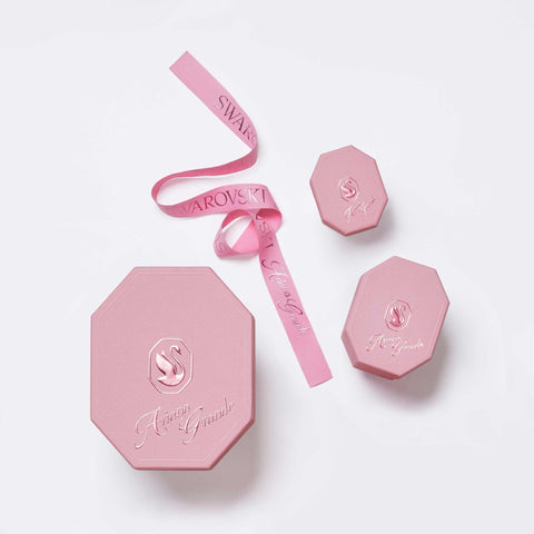 Swarovski Ariana Grande Angelic Crystal Heart Pendant in Rhodium Finish - Part of the Ariana Grande x Capsule Collection