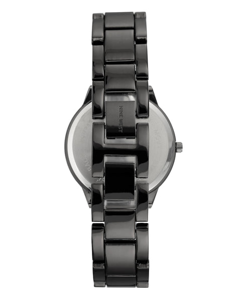 Nine West Women's Gunmetal Bracelet Watch, NW/2435PRGY